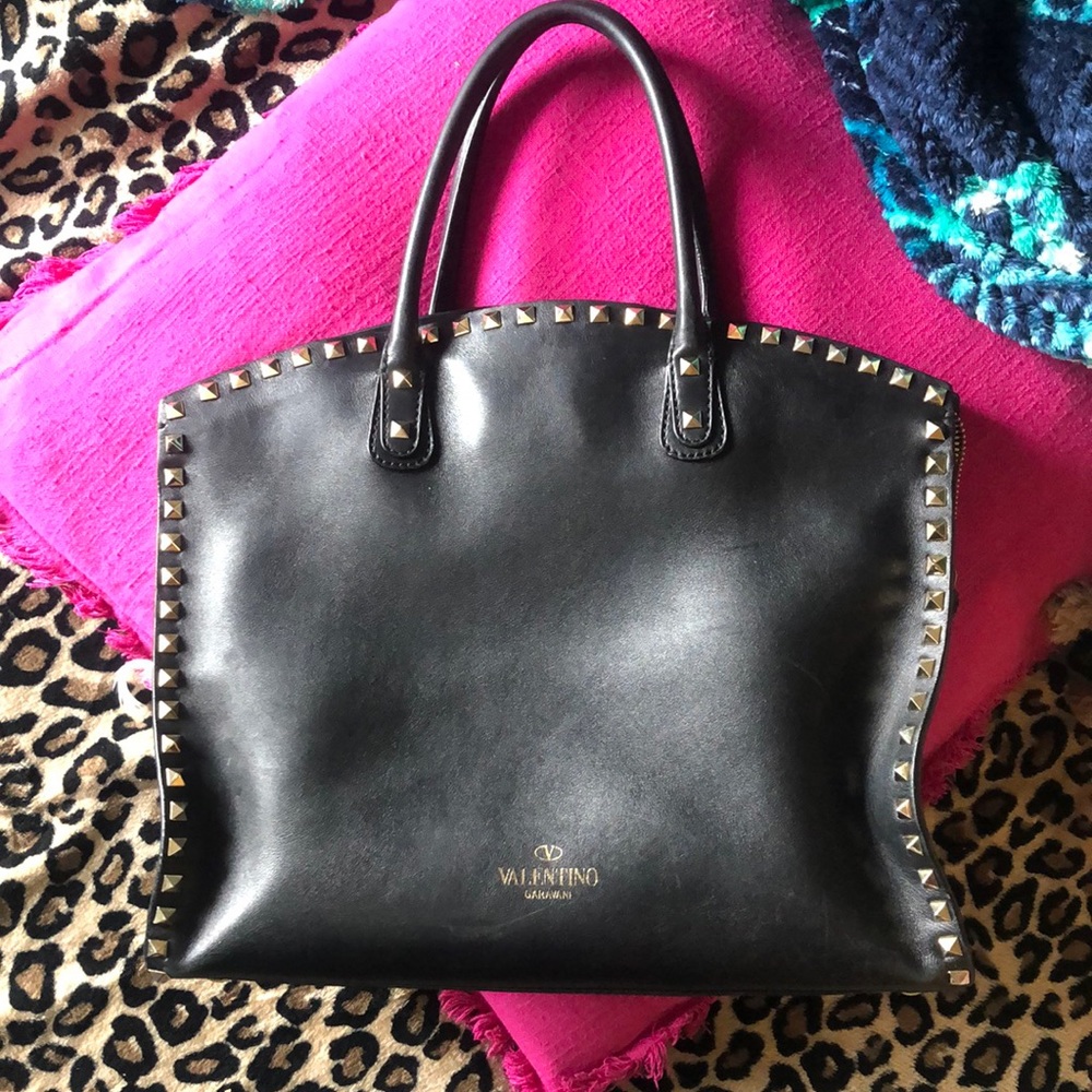 Valentino Garavani Rockstud Dome Satchel